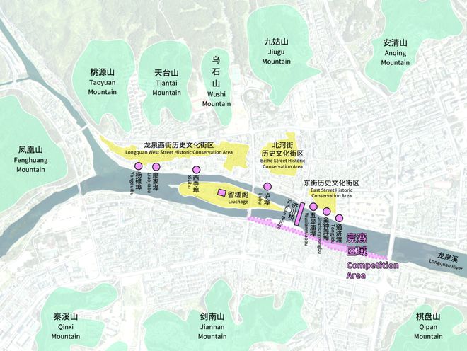 星空体育正式公告 龙泉“城市阳台”建筑与景观设计青年新锐设计师邀请赛(图6)